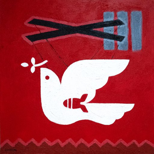 FOLLOWING ORDERS / 2023 / ACRYLIC ON CANVAS / 60 x 60cm / £350 + PP FOLLOWING ORDERS / 2023
