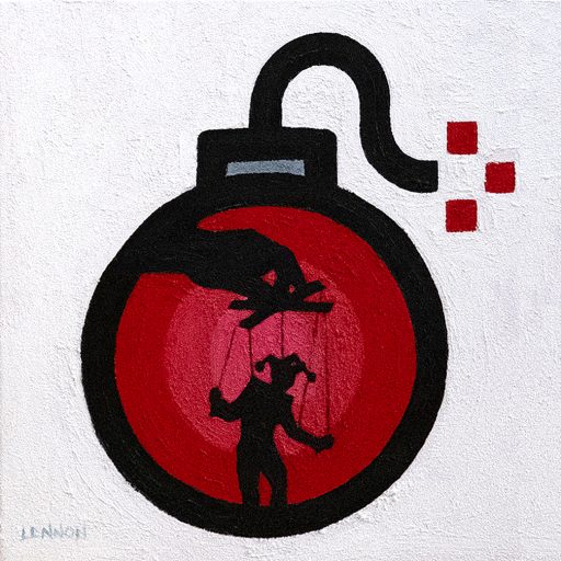 ACT OF UNION / 2023 / ACRYLIC ON CANVAS / 50 x 50cm / £295 + PP ACT OF UNION / 2023