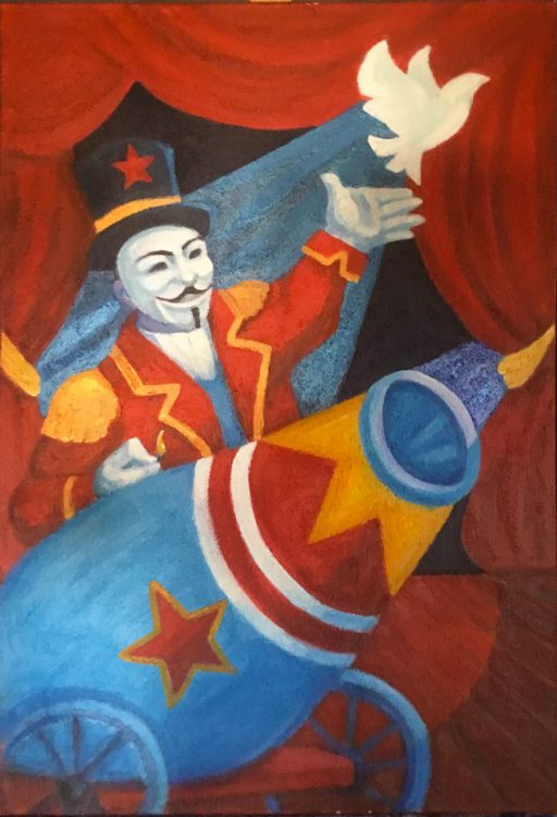 MEPHISTO the MAGNIFICENT Paintings from the Political Circus Series